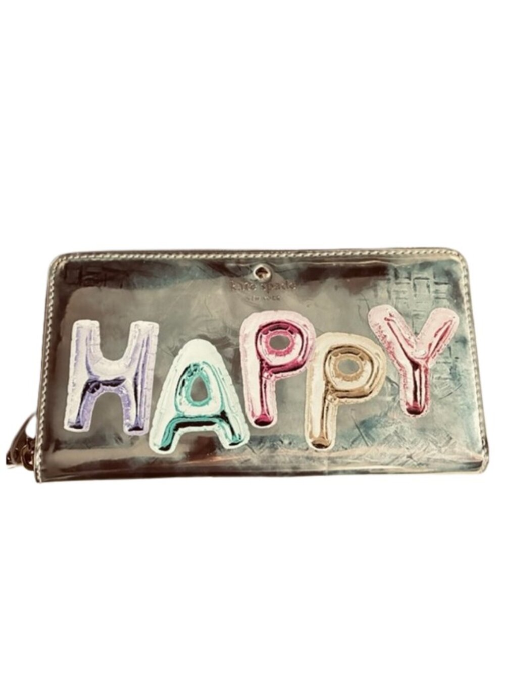NWT Kate Spade Whimsies Happy Lacey Balloon Wallet + Care Card
